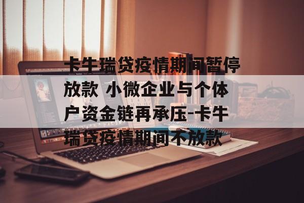卡牛瑞贷疫情期间暂停放款 小微企业与个体户资金链再承压-卡牛瑞贷疫情期间不放款
